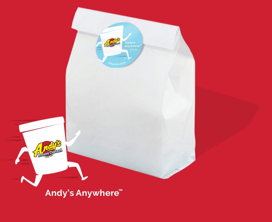 Andy's Frozen Custard Packaging Design