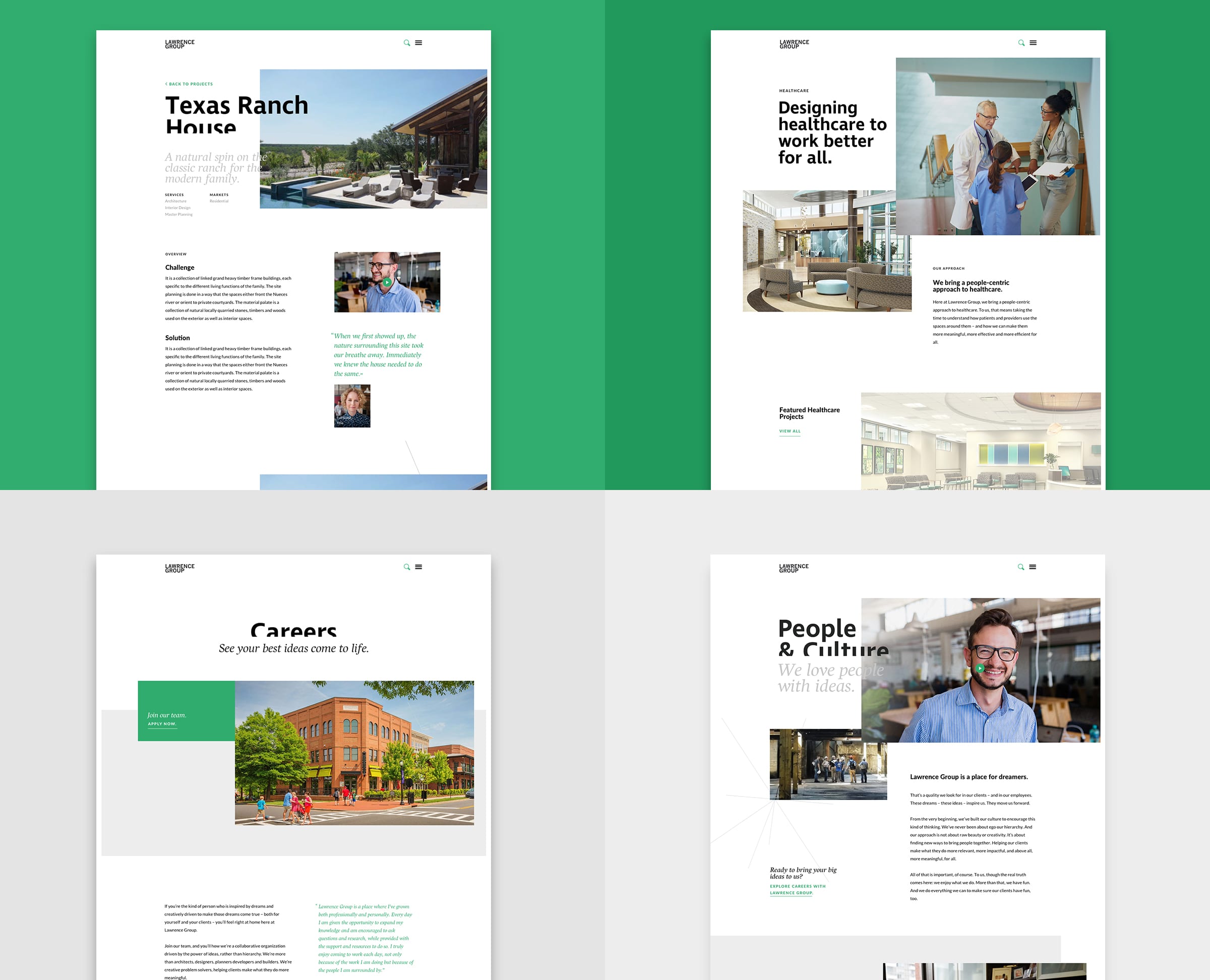 Lawrence Group Website Templates