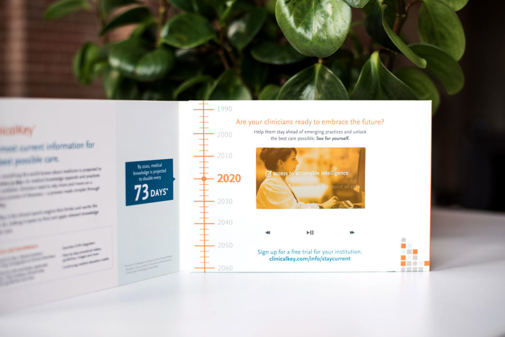 ClinicalKey video brochure interior