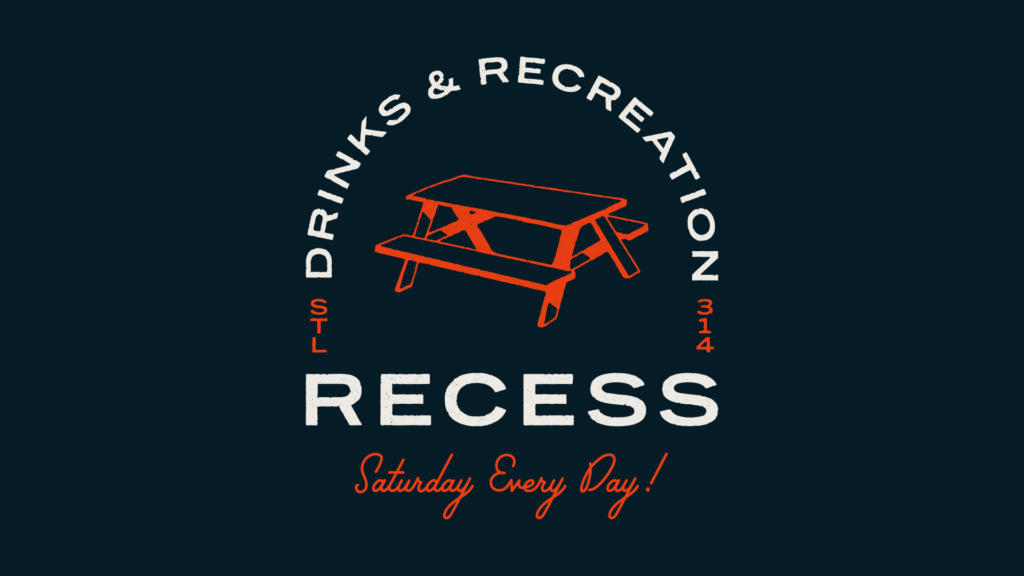 Recess branding alternative logo lockup