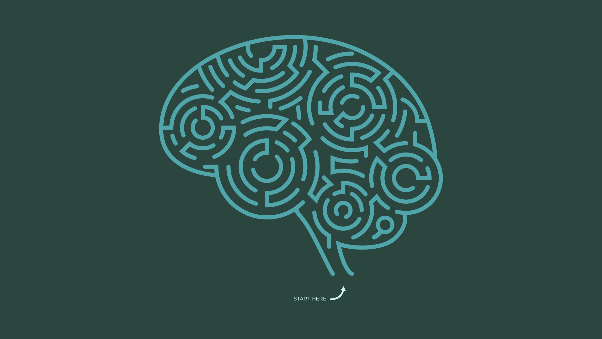 Illustration of a brain maze to represent connecting with emotions through meaningful marketing
