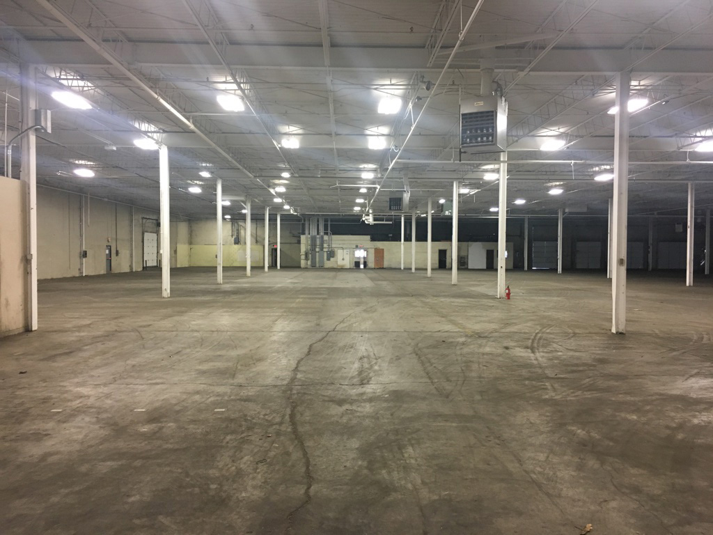 The empty Recess warehouse in St. Louis