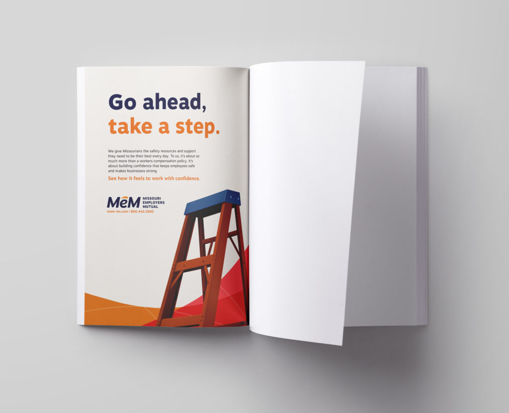 Our print ad designs for insurance company MeM
