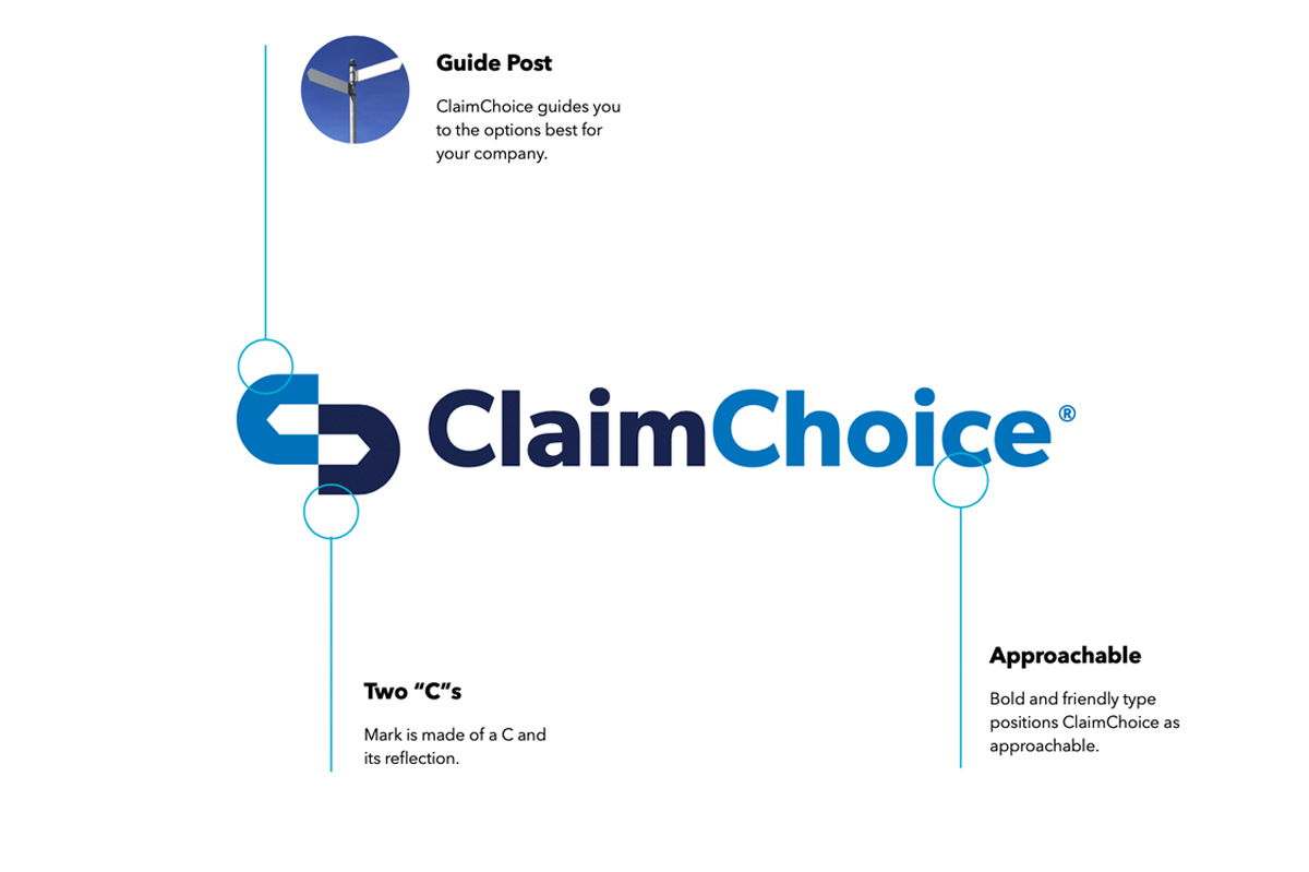 ClaimChoice logo design explanation