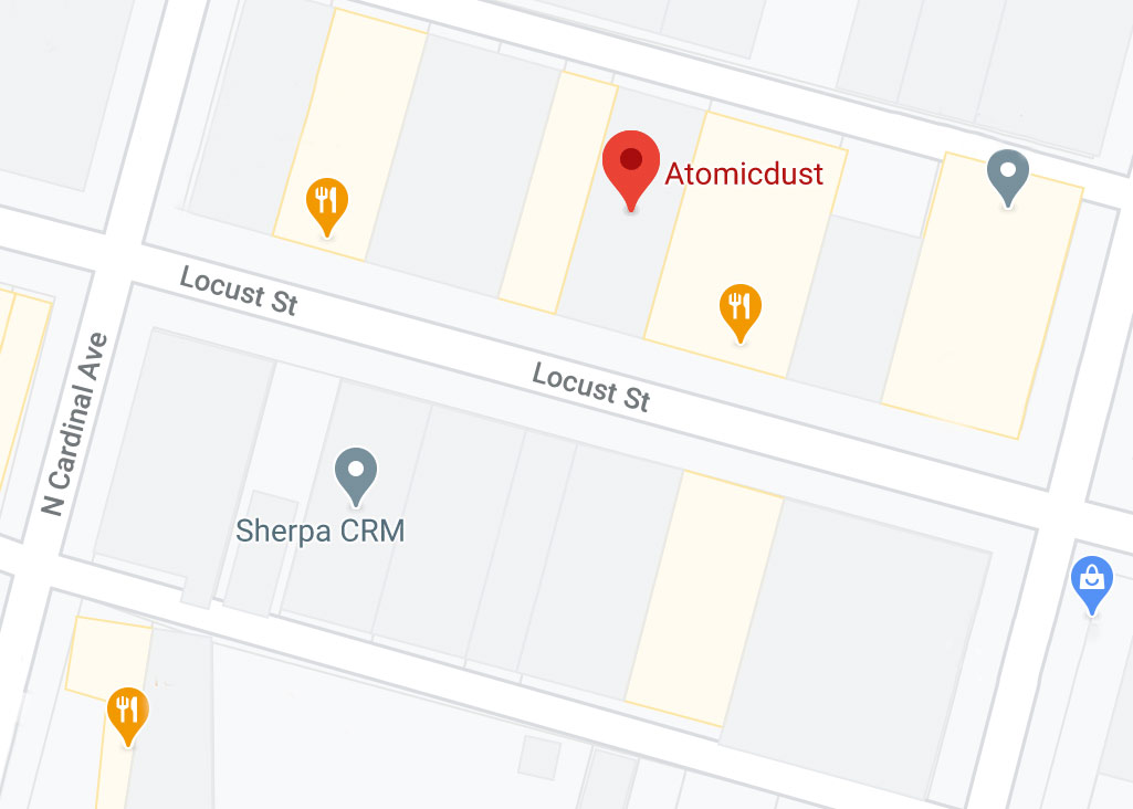 Sherpa and Atomicdust on Google Maps
