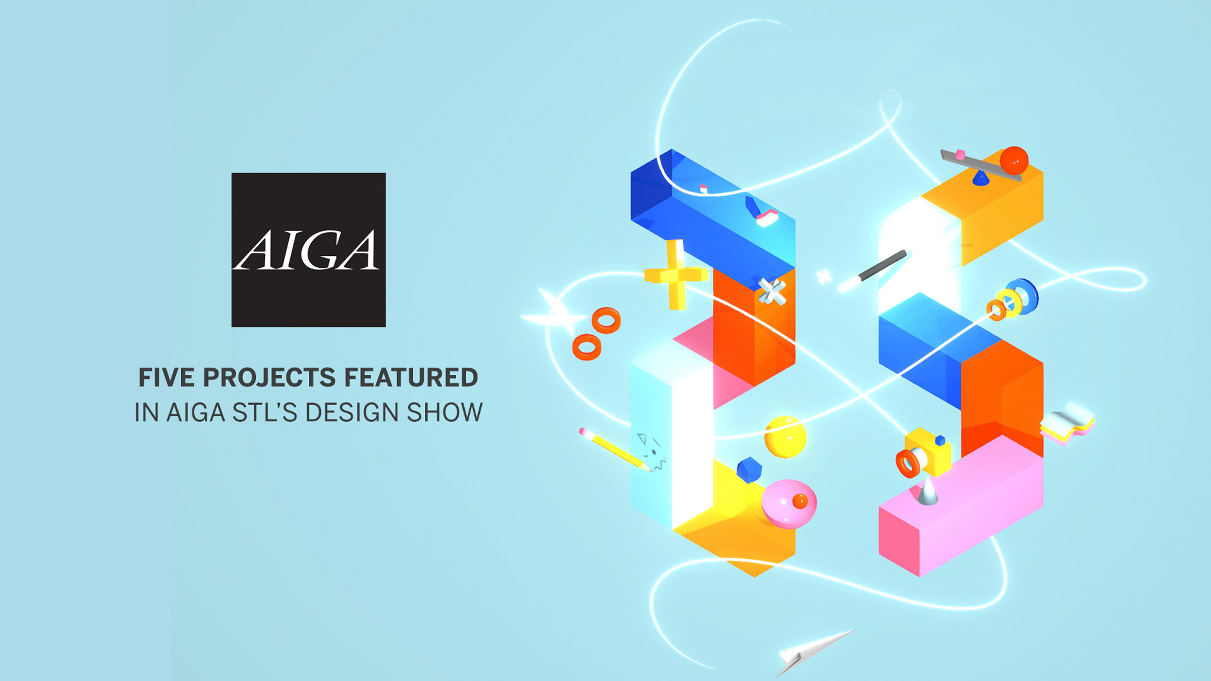 Atomicdust had five projects featured in AIGA STL's 2020 Design Show