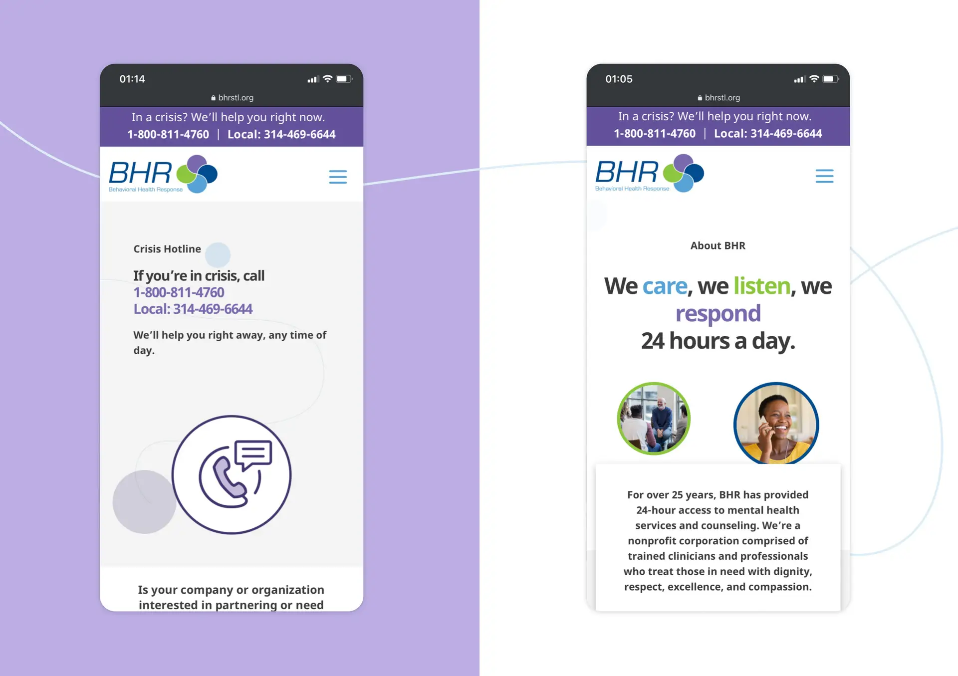 Mobile Website Design for Behavioral Health by Atomicdust