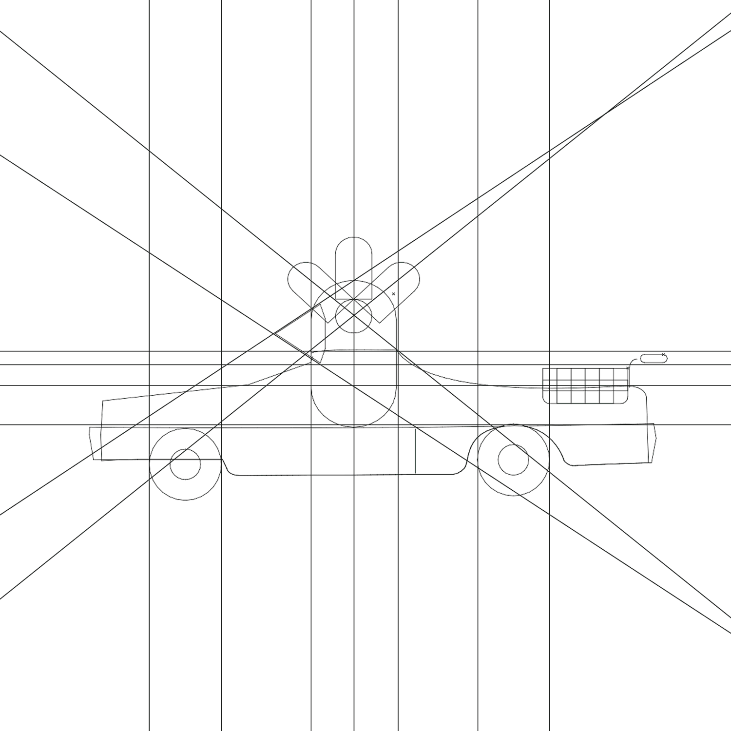 Animated gif showing GoGo Cluckers Logo deconstructed again