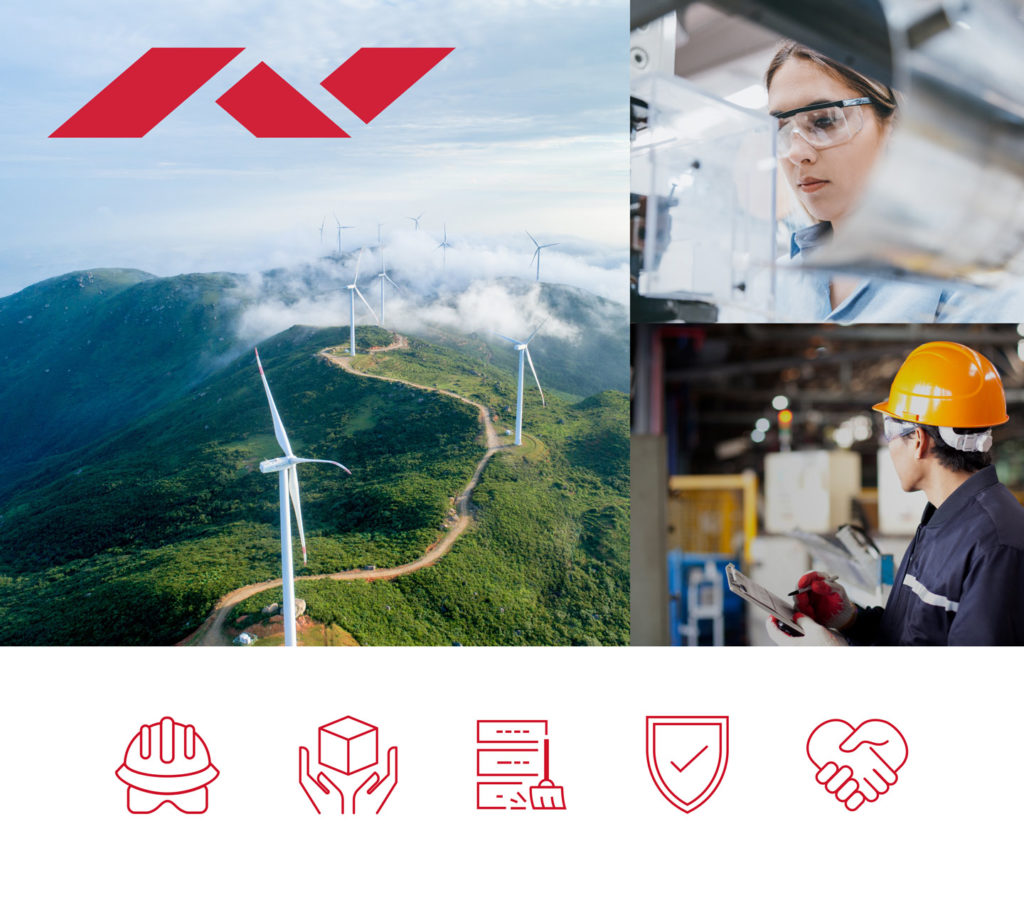 Nortek Data Center Cooling brand photography and icons