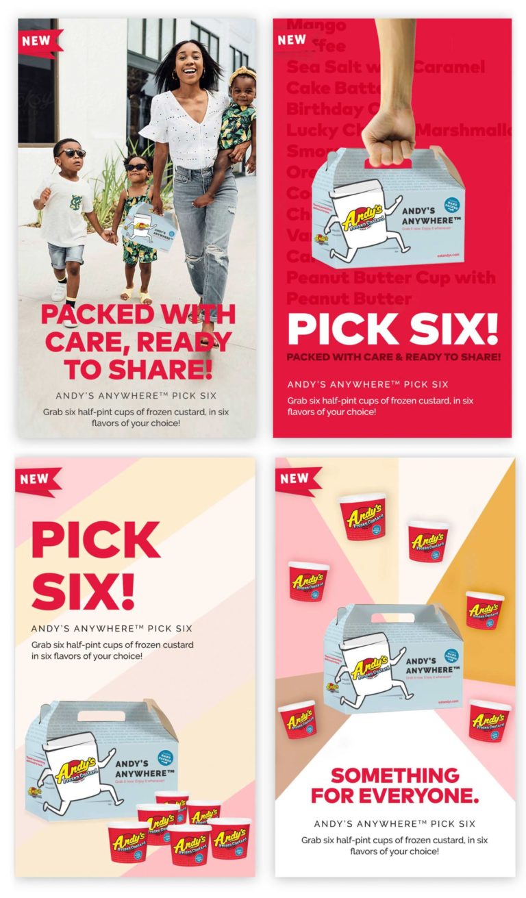 Packaging Design on the Go for Andy’s Frozen Custard | Atomicdust