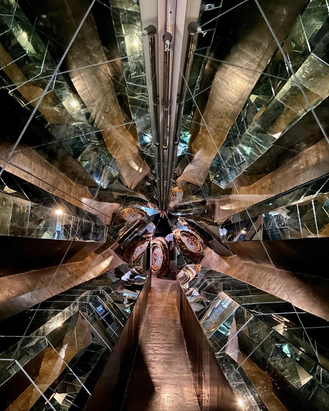 Interior of City Museum with mirror hall