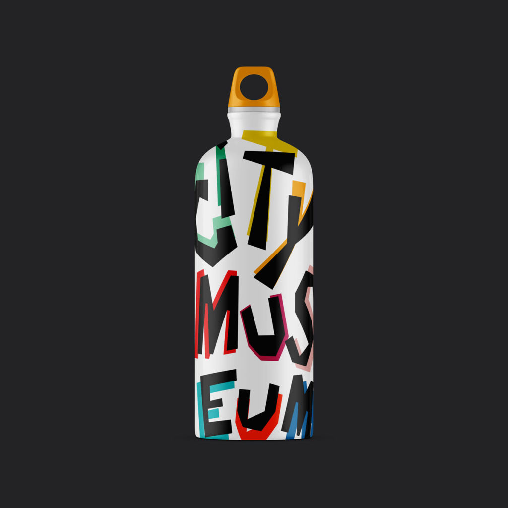 City Museum's new branding on a water bottle