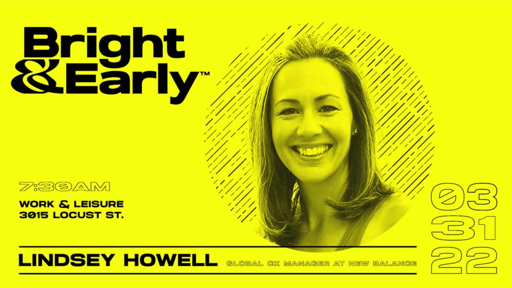Bright & Early speaker Lindsey Howell, Global CX Manager at New Balance