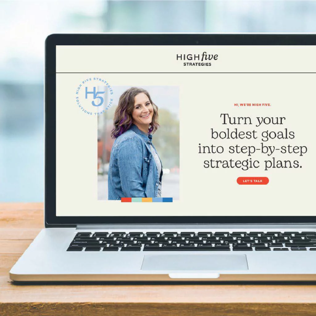The High Five Strategies website design