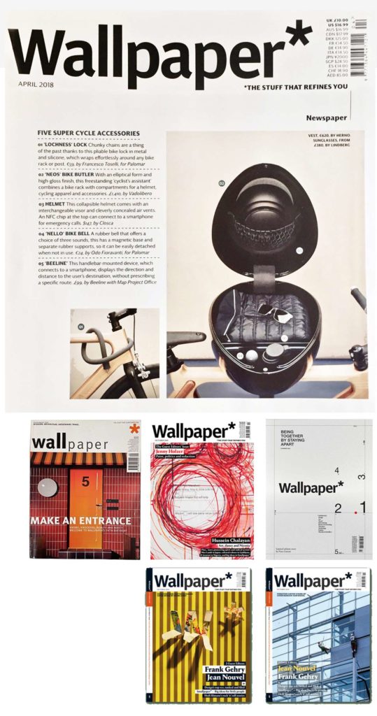 Covers of Wallpaper* magazine