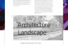 A full page from the Cite Studio architecture and landscape design website