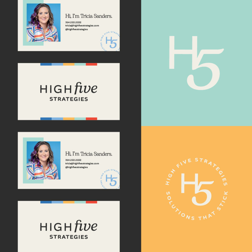 High Five Strategies branding and creative expressions