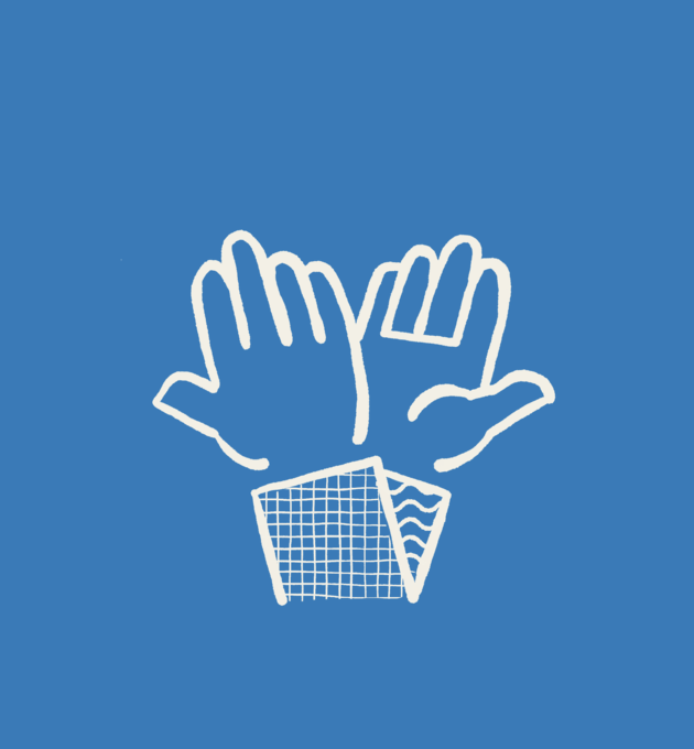 Animated gif of two hands high-fiving as part of the High Five Strategies visual brand identity