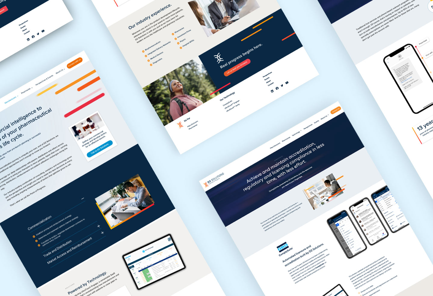 Digital Marketing and Website Design for D2 Pharmaceutical Solutions by Atomicdust
