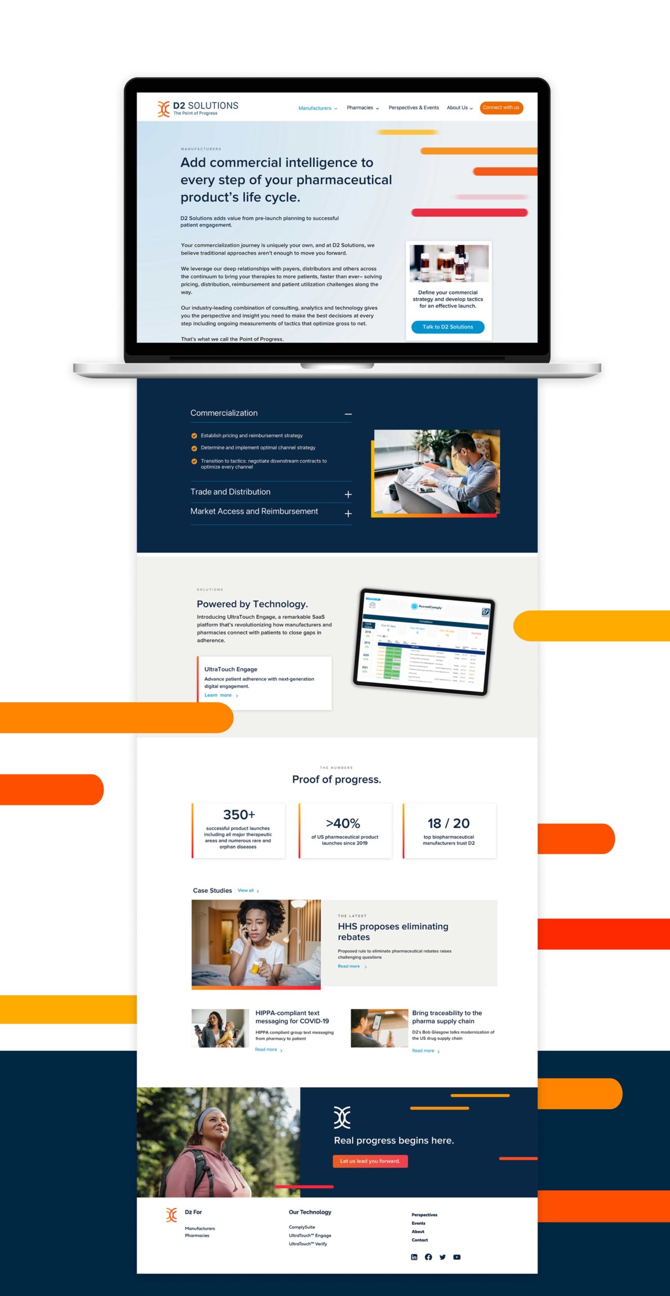 Website Design for D2 Pharmaceutical Solutions by Atomicdust