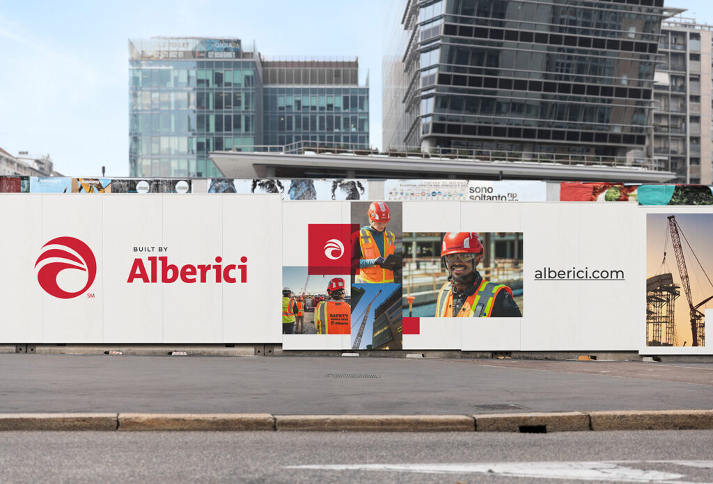 Alberici branded billboard