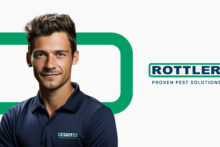 A Rottler employee with the refreshed Rottler brand identity