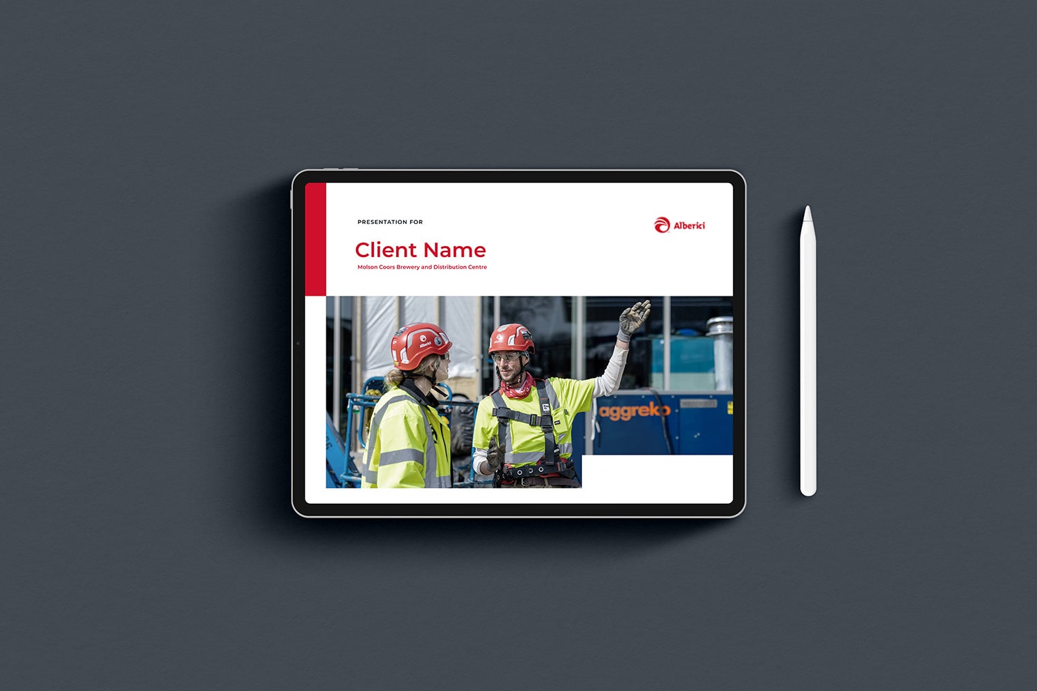 Alberici branded presentation deck