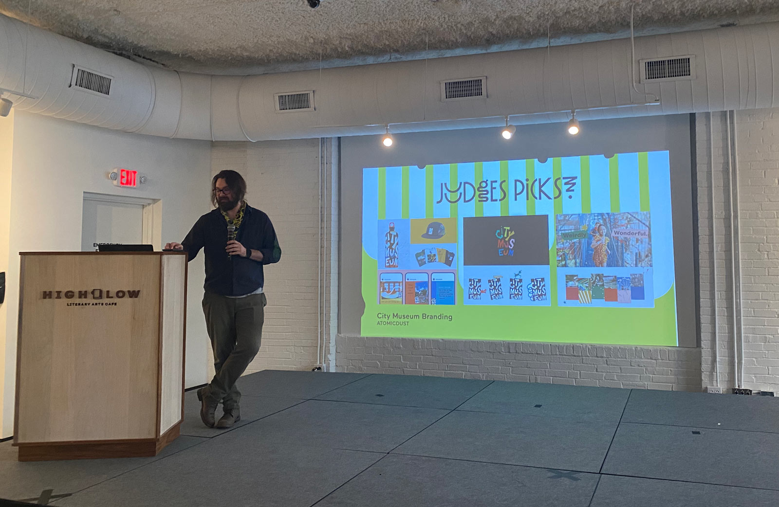 AIGA presents Atomicdust with the Judges Pick for City Museum branding