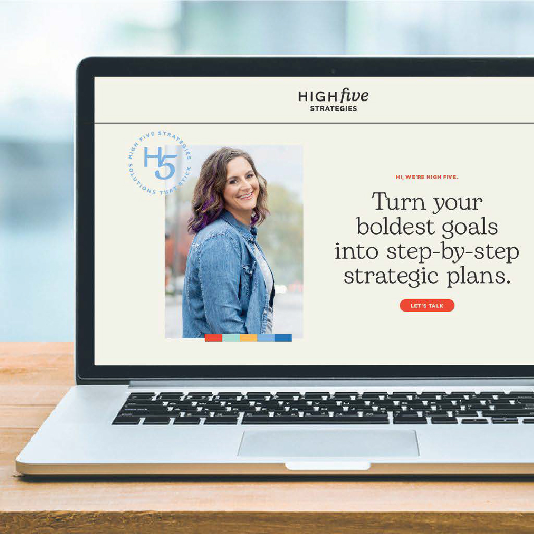 The High Five Strategies website design