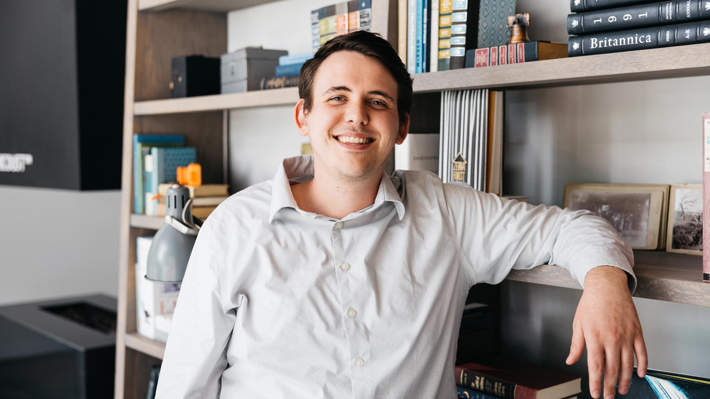 Jack Berliner at the Atomicdust office