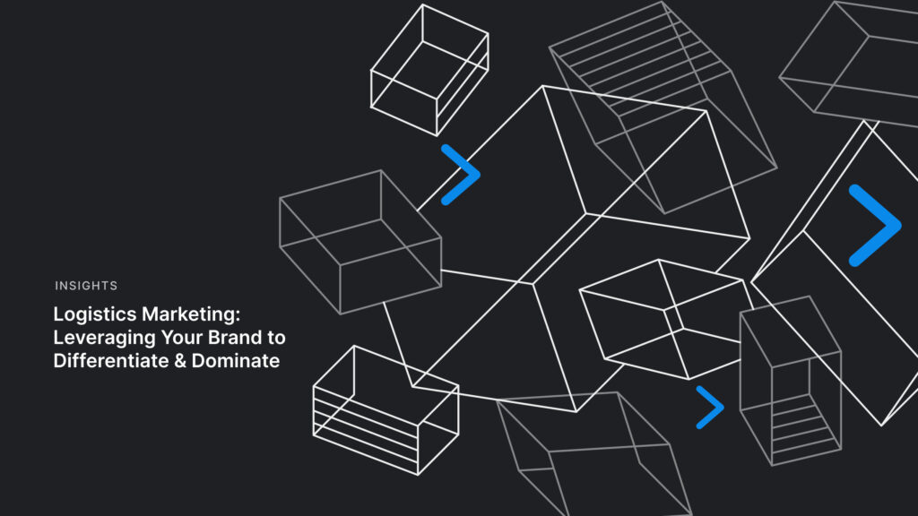 Illustration representing logistics marketing