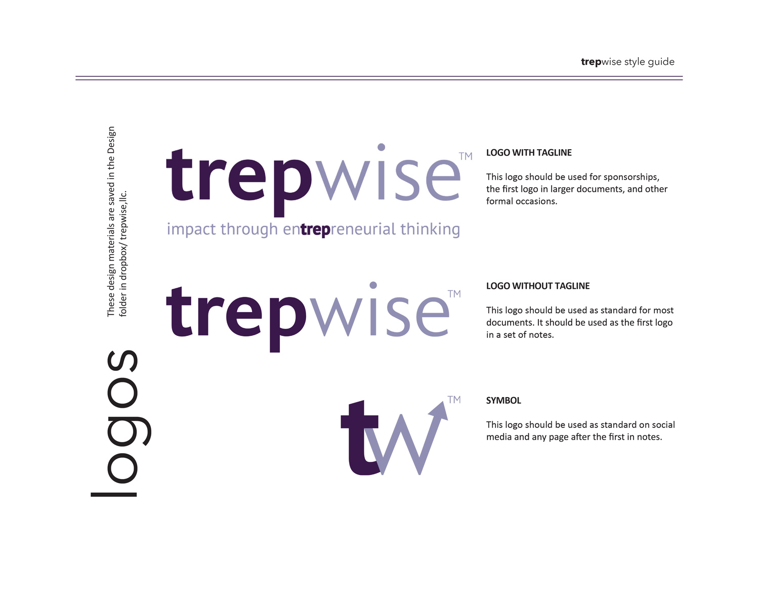 The old Trepwise logo and logo mark