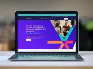 Intellivo website design on a laptop