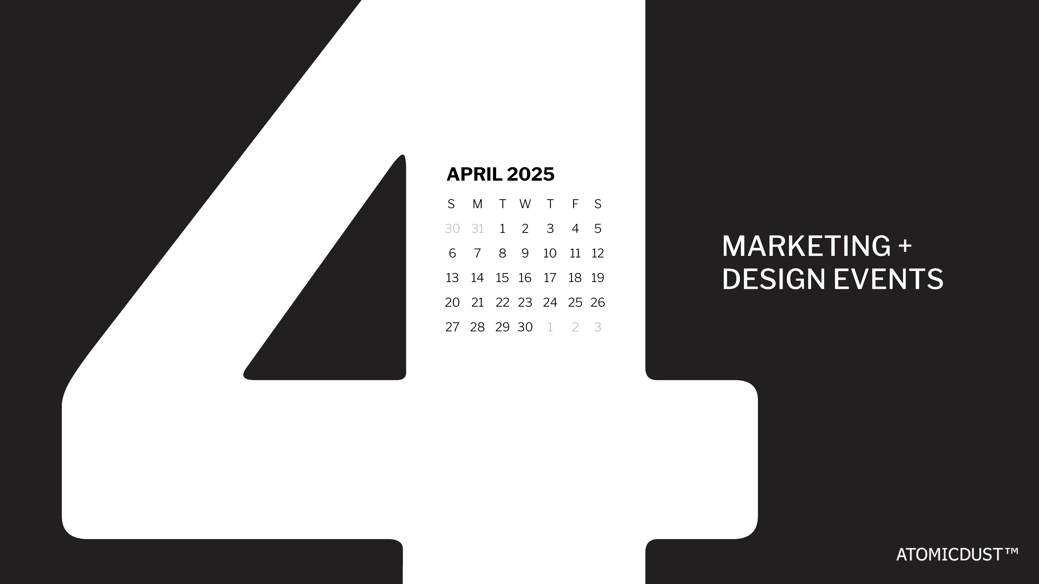 April 2025 Marketing + Design Events