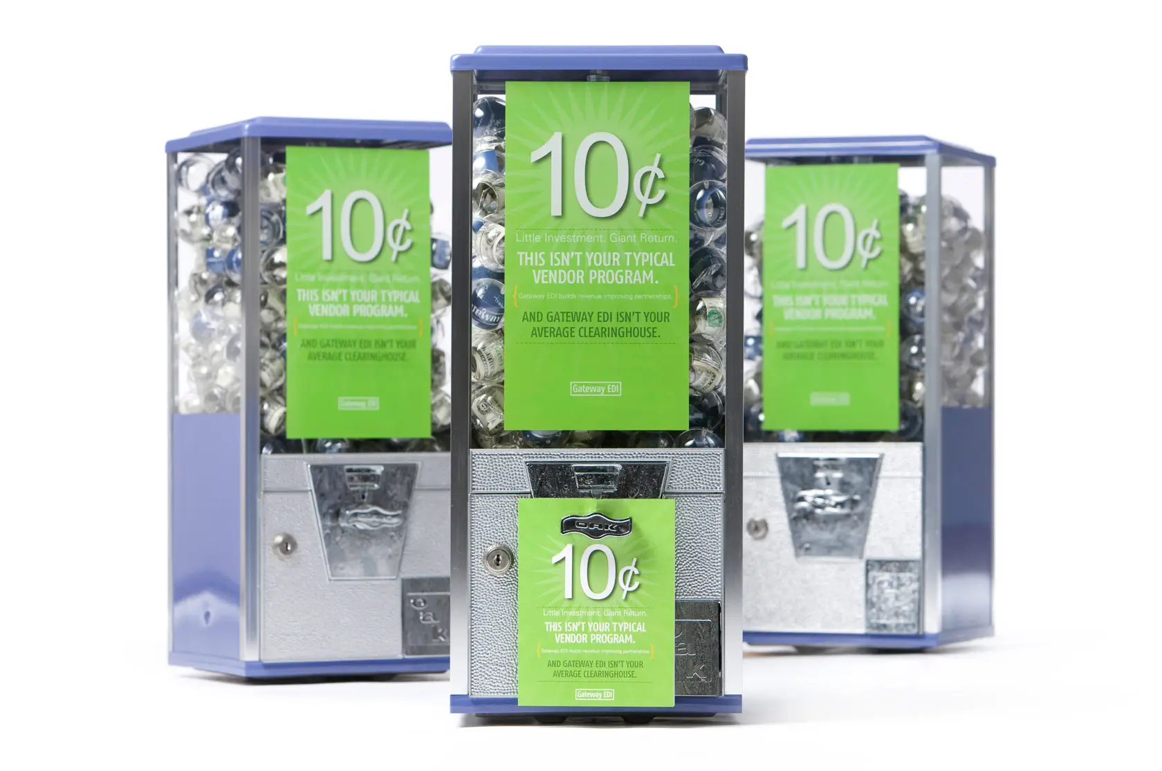 Gateway EDI's Vendor Program Gum ball machines