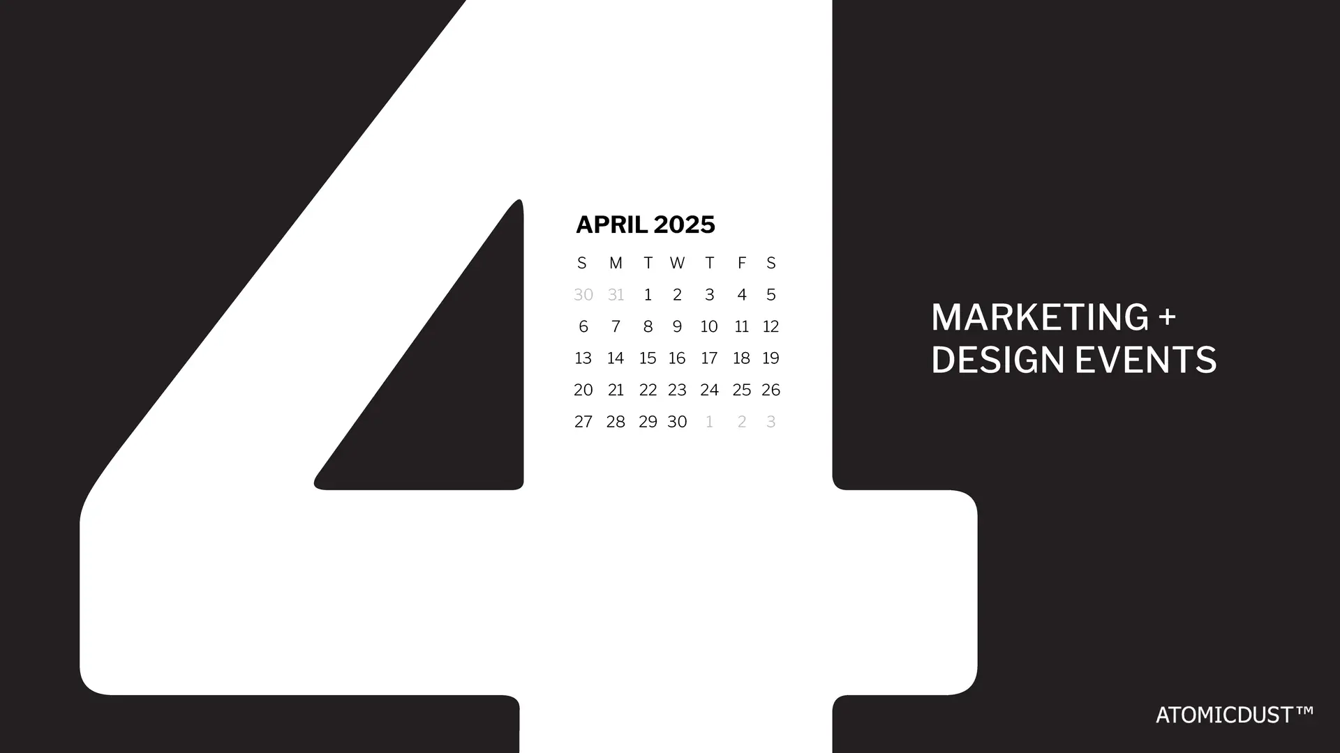 April 2025 Marketing + Design Events