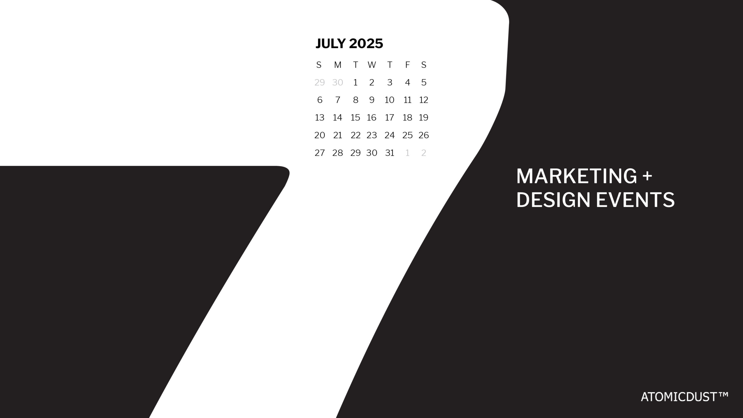 July 2025 Marketing + Design Events