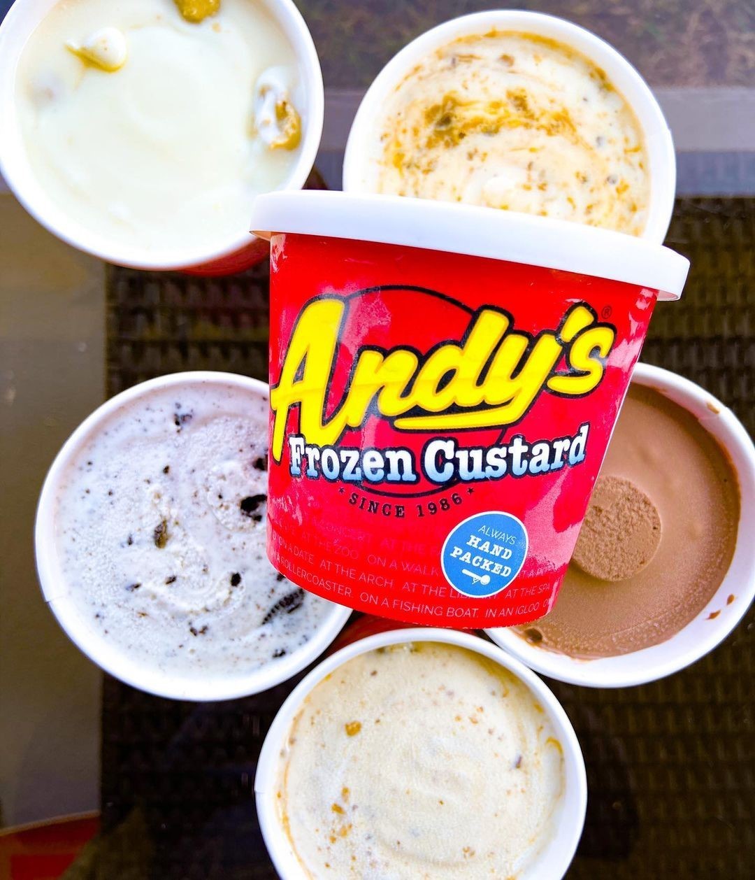 The half-pint packaging design as part of Andy's Pick 6