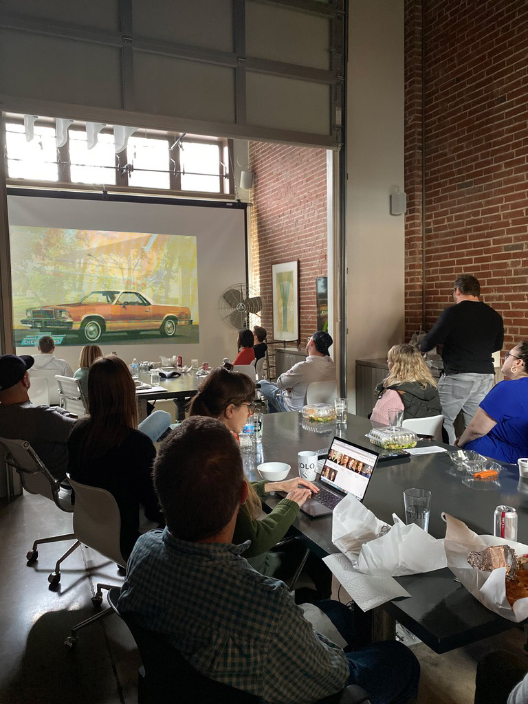 Atomicdust team conducting GoGo Cluckers El Camino research