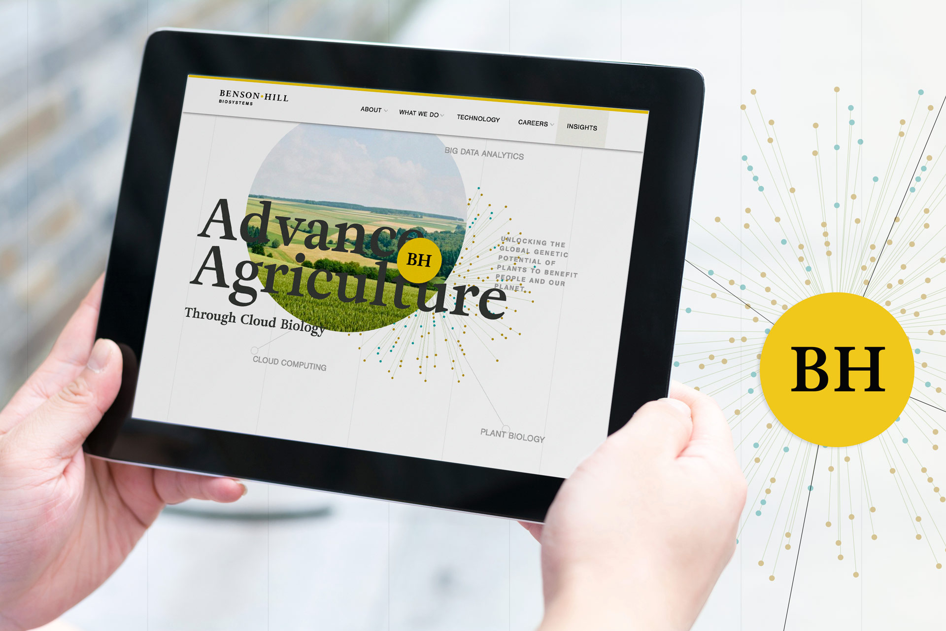 Branding and Website design for Benson Hill Biosystems