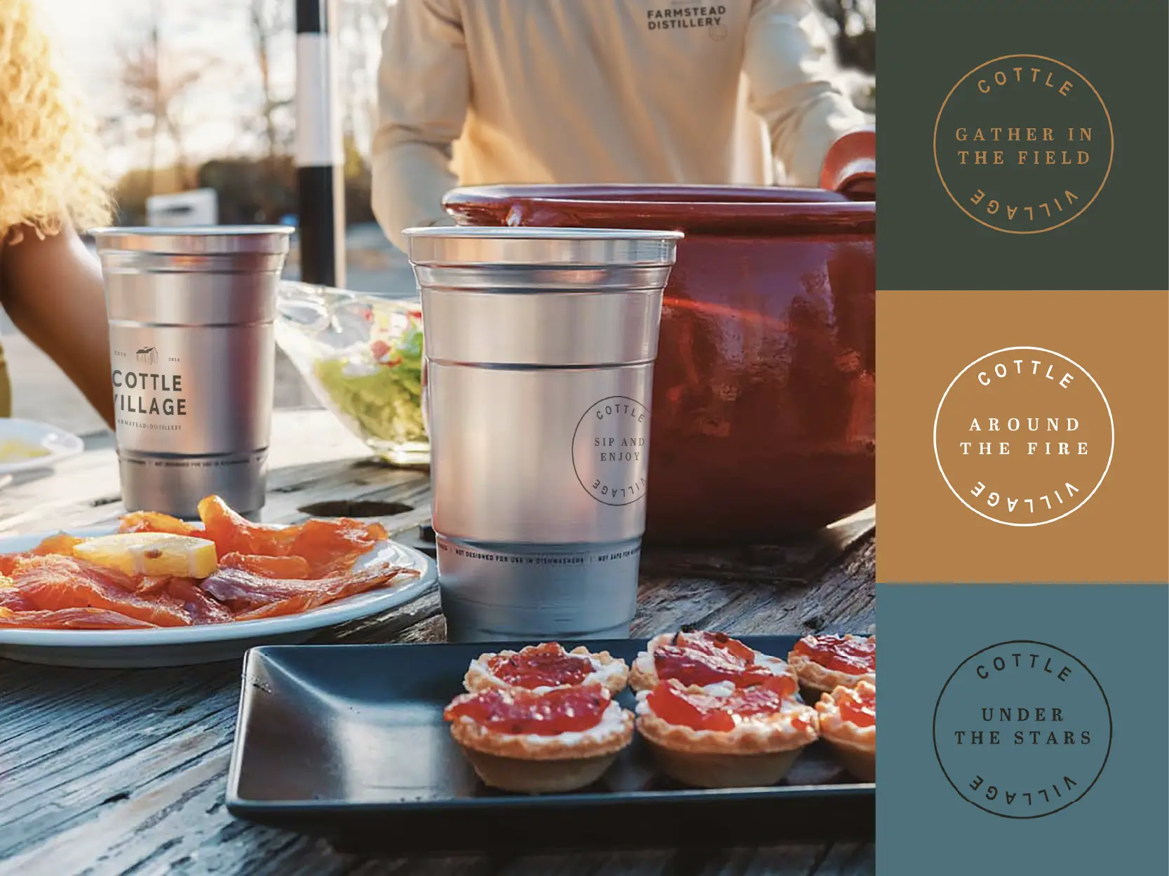 Custom badges and postmark brand expressions
