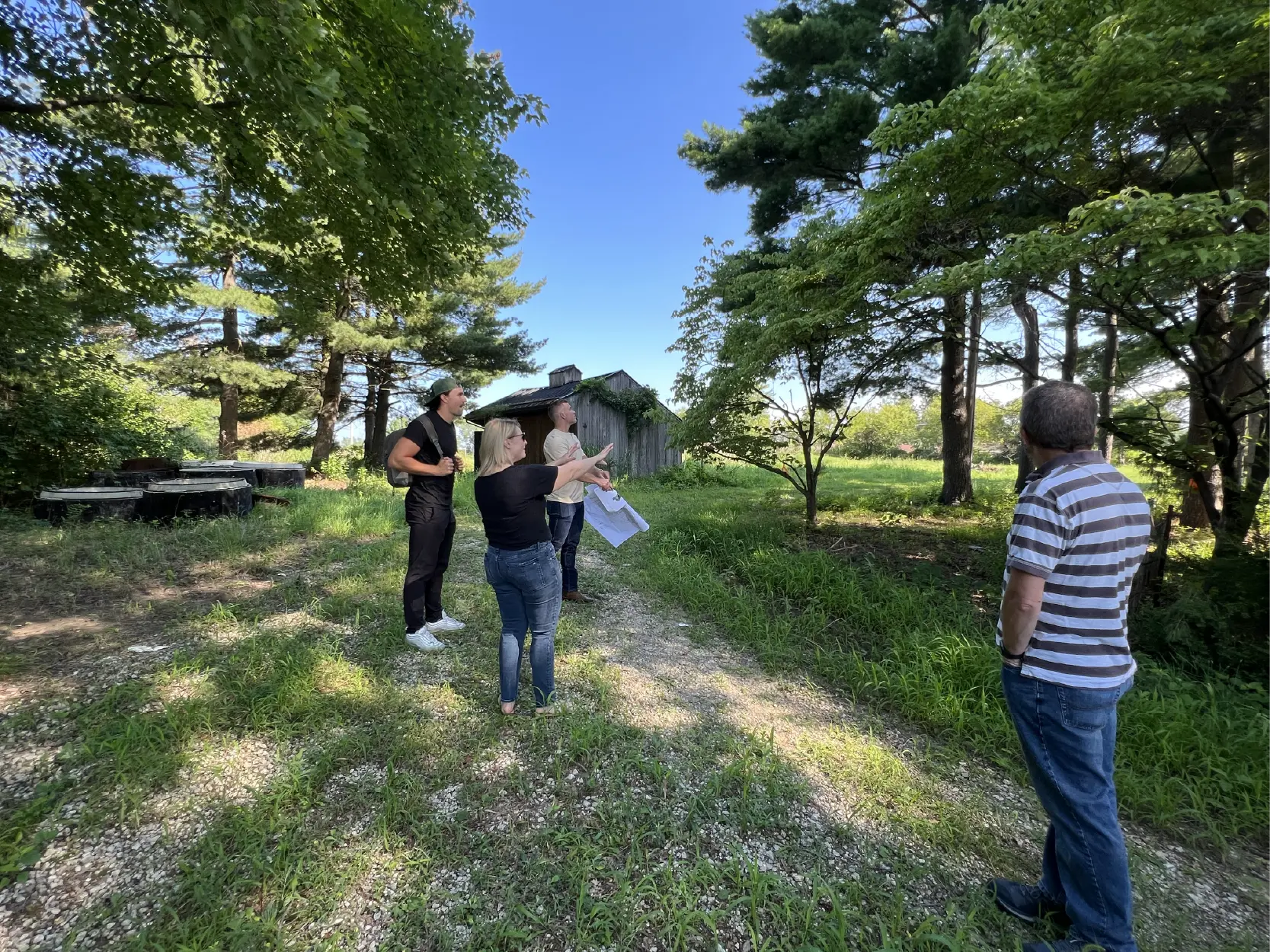 Touring the Cottle Village property