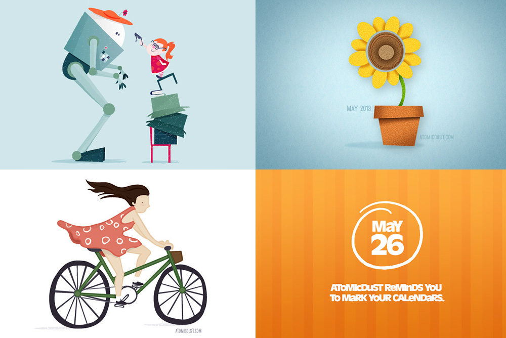 May Wallpapers from the Creatives at Atomicdust