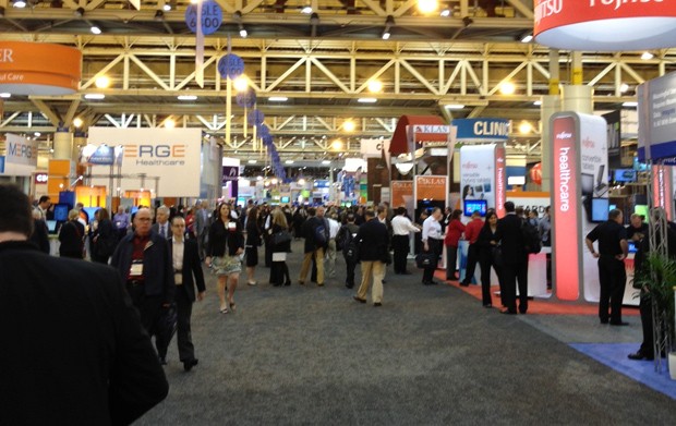 The crowd at HIMSS conference