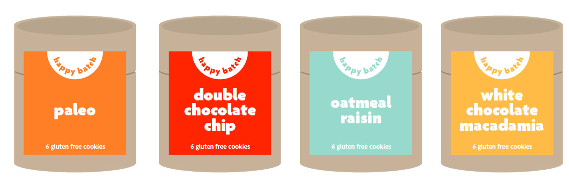 More cookie packaging design exploration options