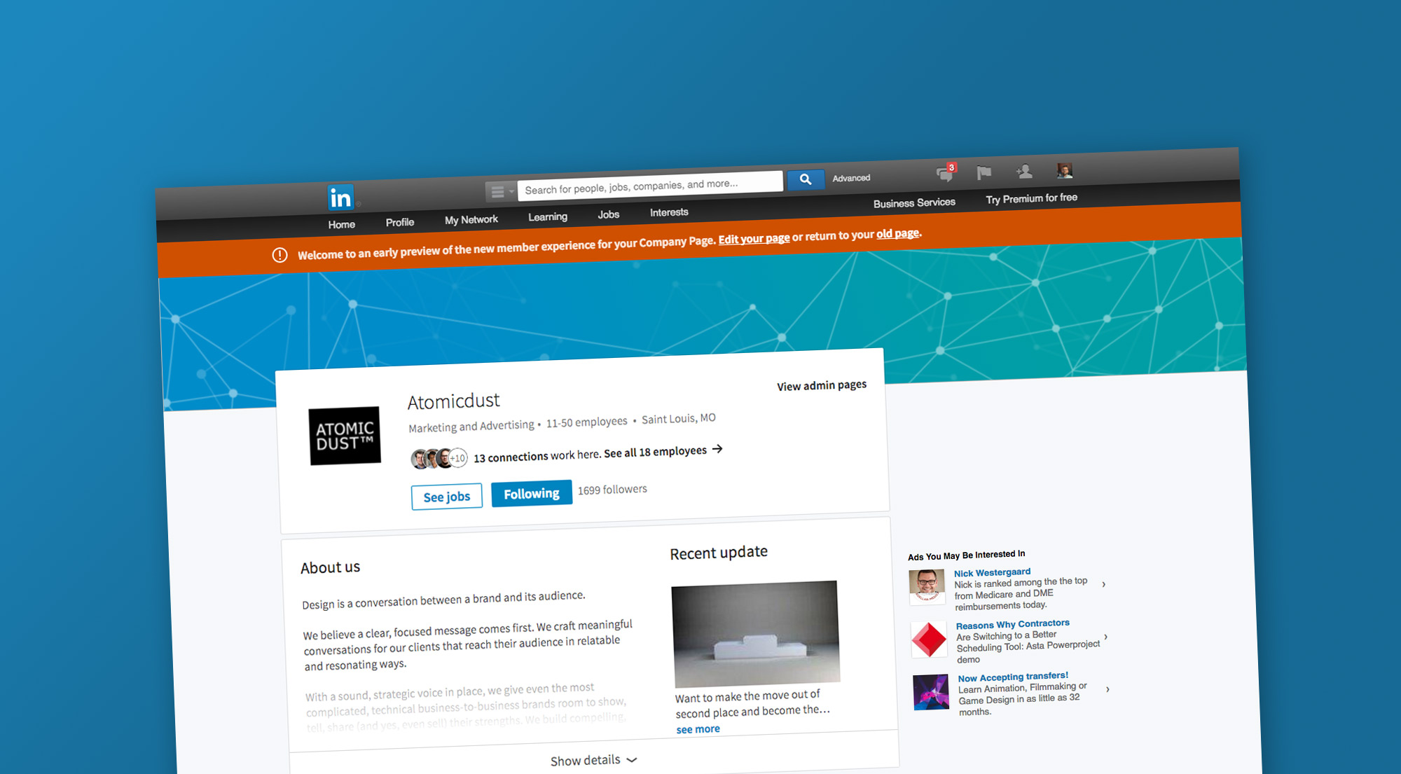 Atomicdust on LinkedIn