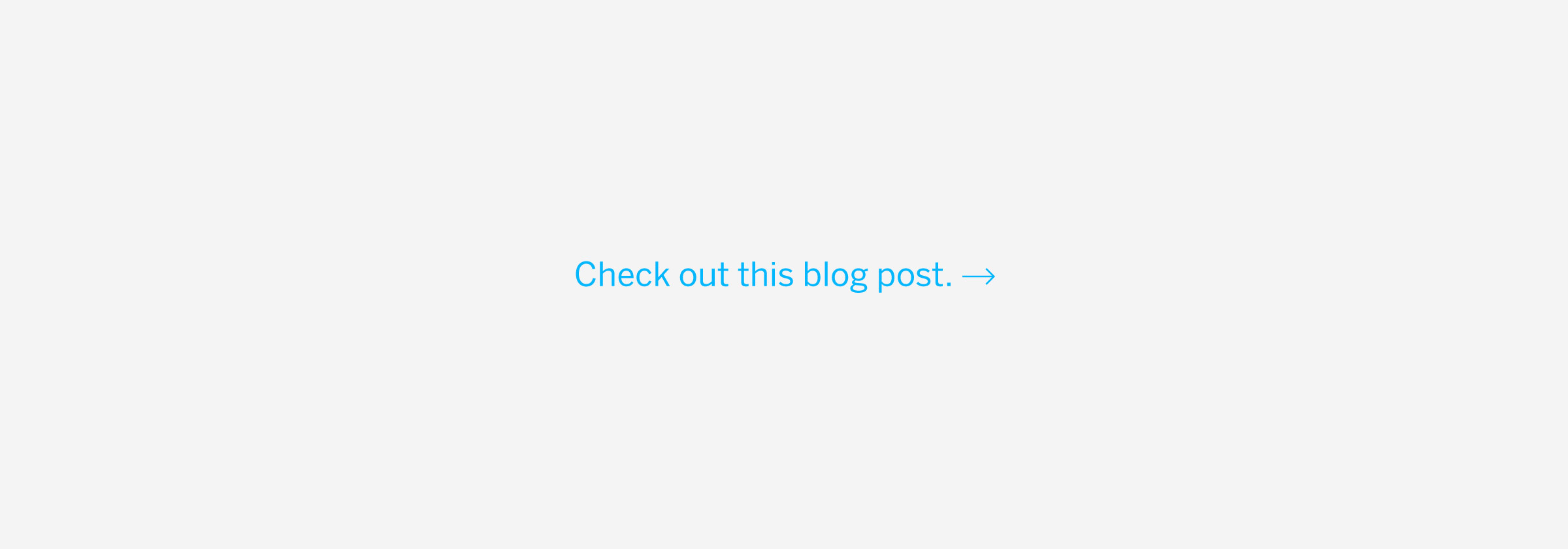 Check out this blog post text and an arrow, an example of microcopy