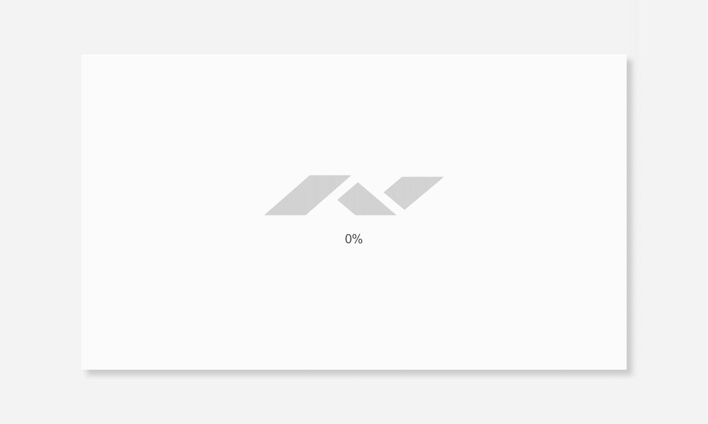 Gif showing loading animation for the Nortek Data Center Cooling website design