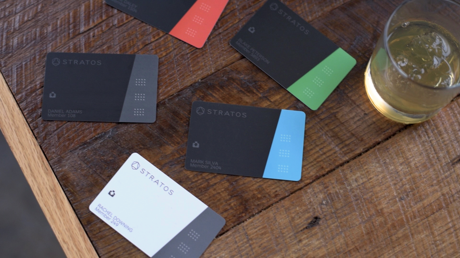 Stratos Card Website Design