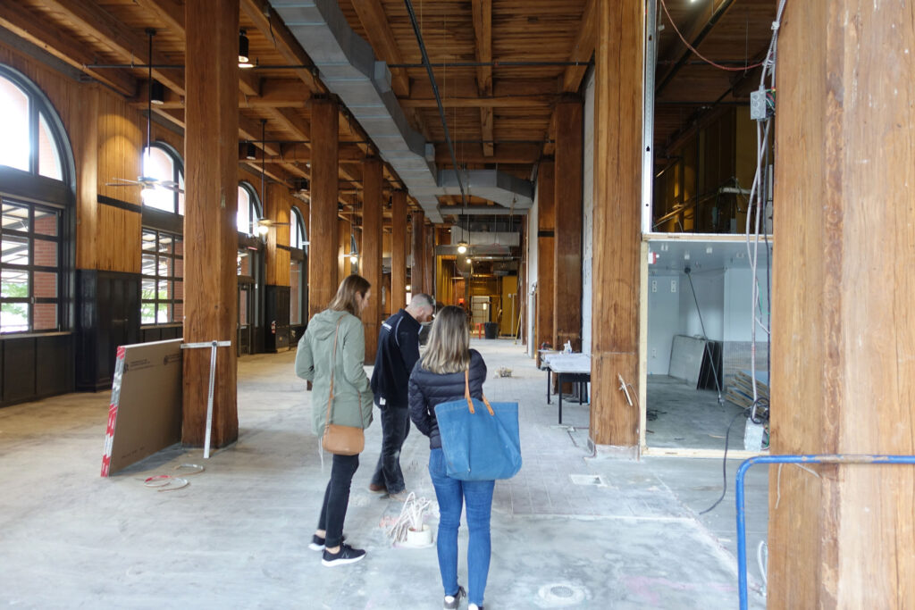 The Midwestern space after demolition